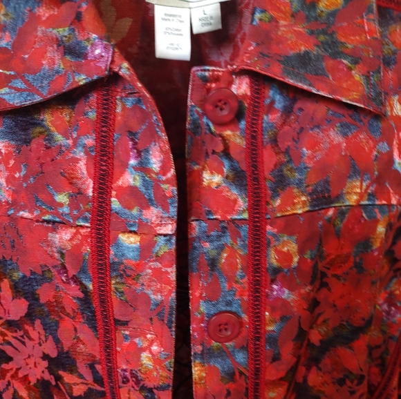 Coldwater Creek Reversible Jacket - Picture 2 of 7